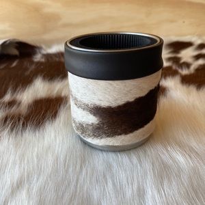 handmade coozie- real zebra